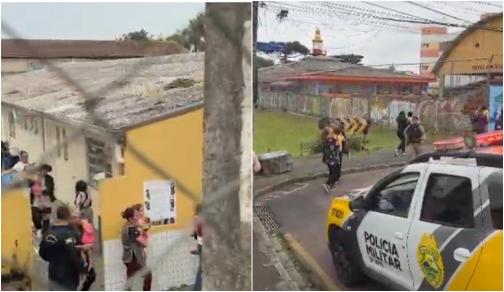Homem mantém 13 crianças reféns em Curitiba com arma branca