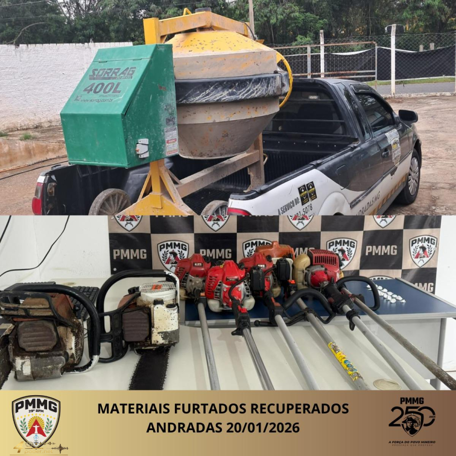 PM registra prisões, apreensões de drogas e recuperação de bens no Sul de Minas