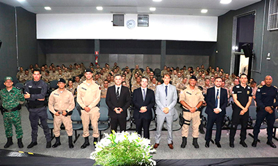 Magistrados de Uberaba palestram em curso de formação da PMMG