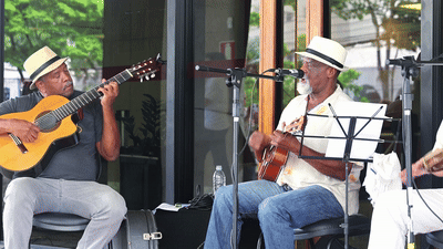 Grupo Feijão sem Bicho leva samba ao "Intervalo Cultural"