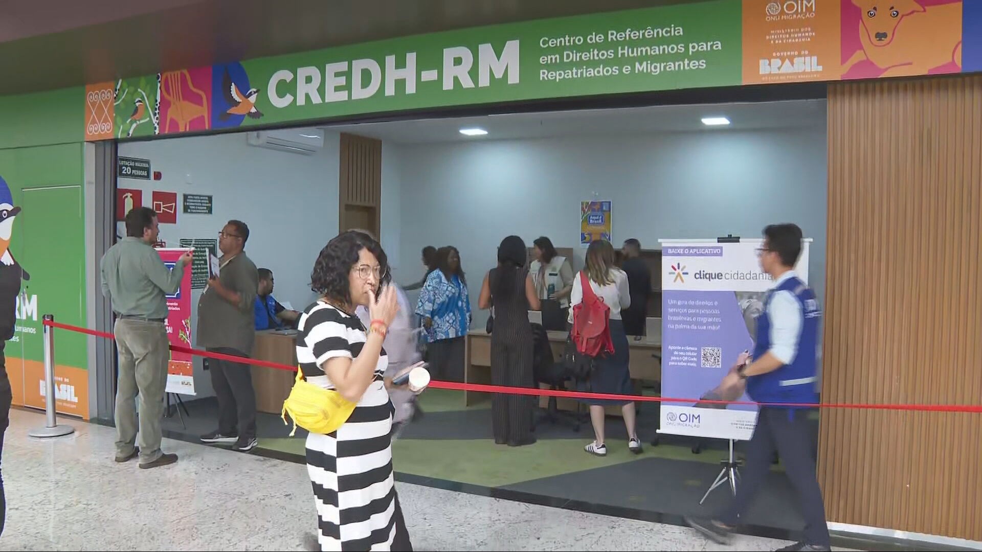 Centro de atendimento a brasileiros deportados e estrangeiros é inaugurado em aeroporto em Confins