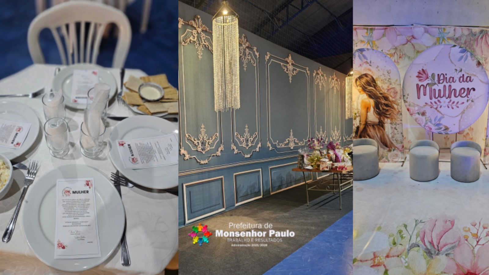 Prefeitura de Monsenhor Paulo promove noite especial para o Dia da Mulher