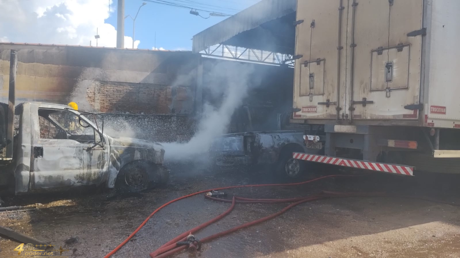 Bombeiros atendem incêndios e acidente com ferido no Sul de MG