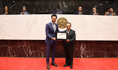 Presidente do TJMG recebe título de Cidadão Honorário de Minas Gerais