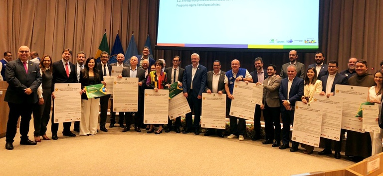 Ministério da Saúde entrega certificado de créditos financeiros a hospitais privados de Minas Gerais pelo atendimento gratuito de pacientes do SUS