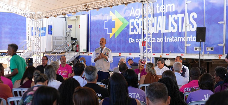 Ministério da Saúde leva para São João das Missões e Uberlândia (MG) carretas de saúde da mulher e de exames de oftalmologia