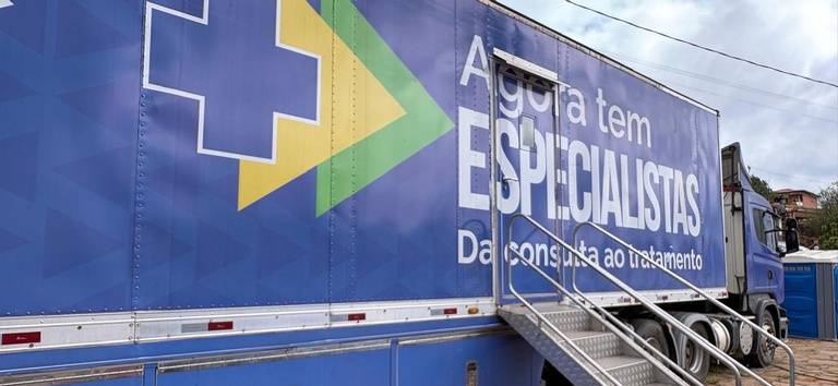Ministério da Saúde leva para mais três municípios de MG carretas de saúde para diagnóstico precoce de doenças