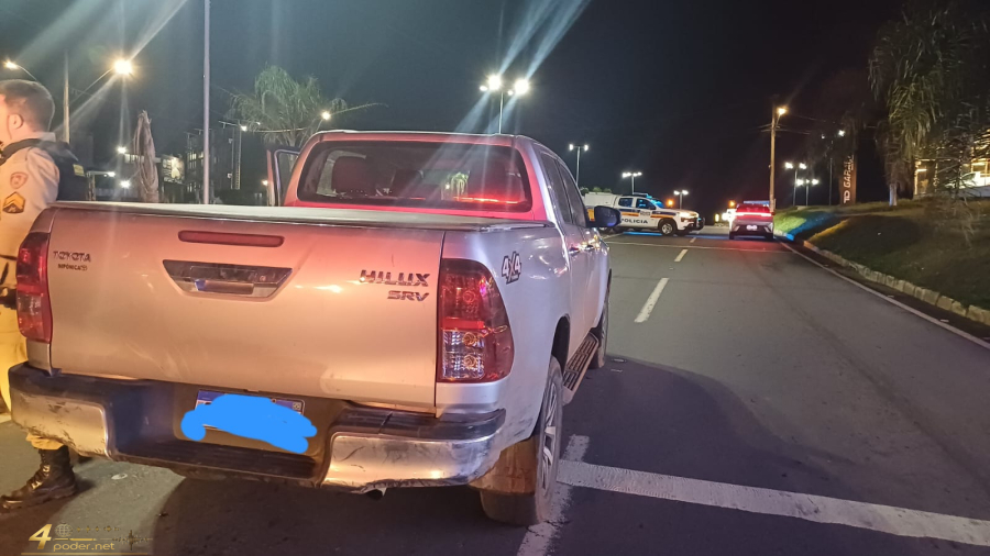  PM recupera Hilux furtada e prende suspeito após perseguição em Alfenas