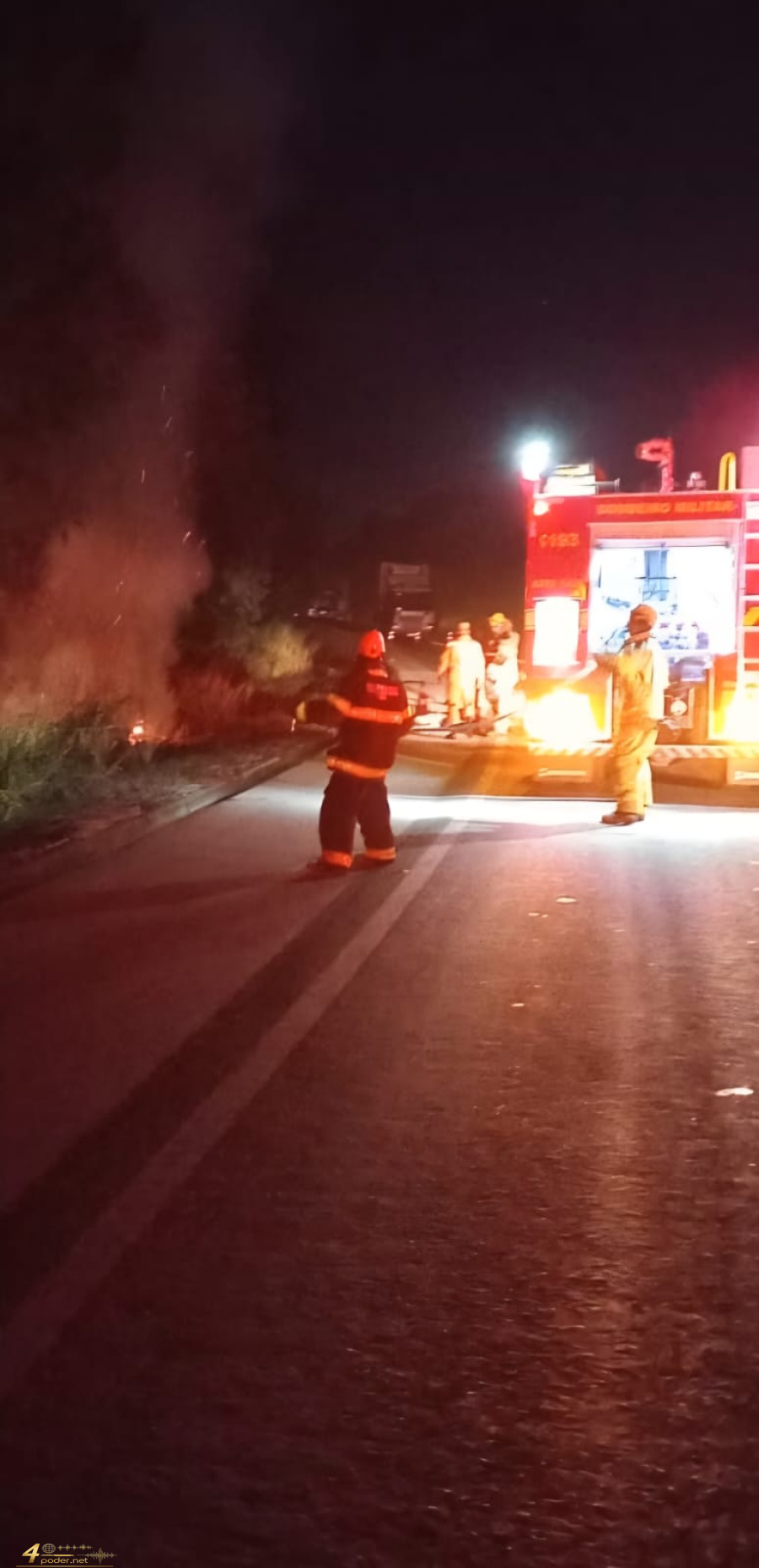  Motociclista morre carbonizado após colisão na MGC-491 em Paraguaçu