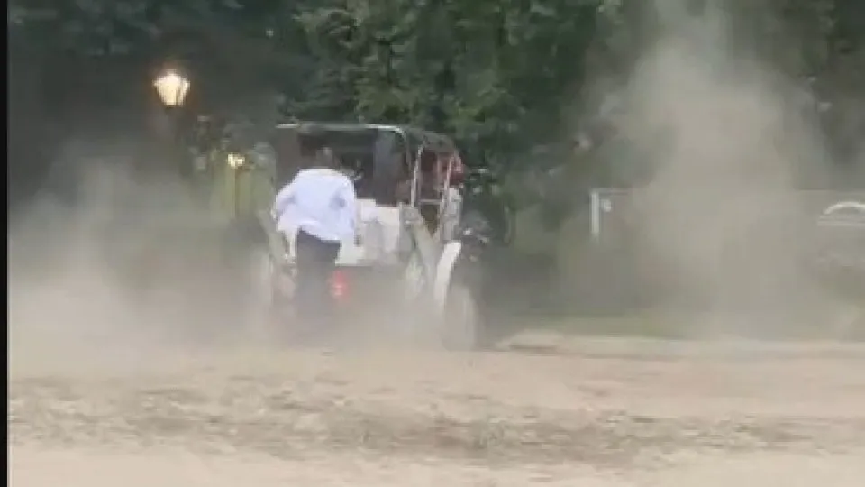 Turista morre em passeio de carruagem depois de cavalo perder o controle
