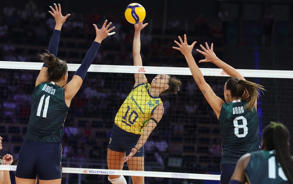 Saiba quando será a semifinal da VNL feminina entre Brasil e Itália