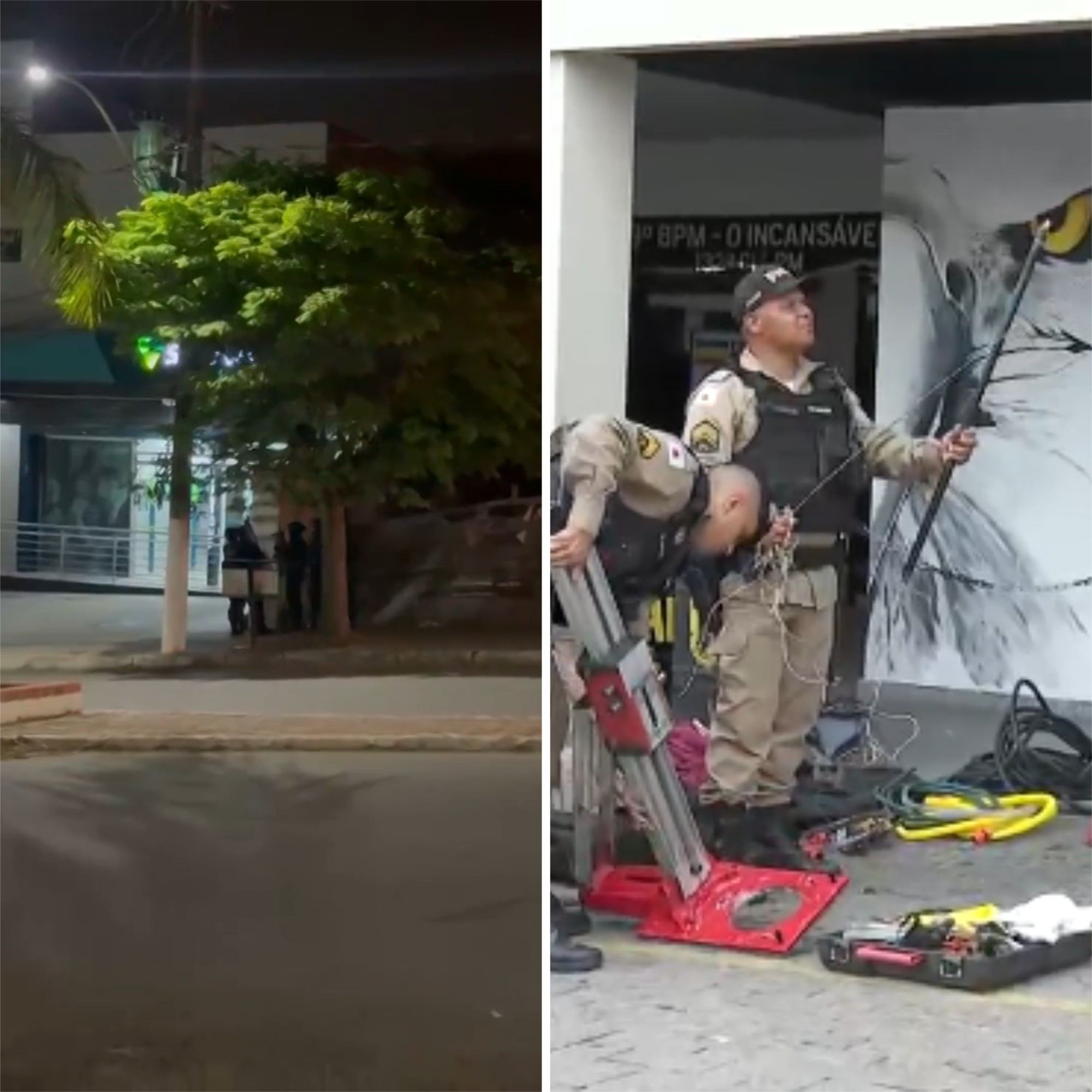 Duas agências bancárias são alvo de tentativas de furto na Grande BH