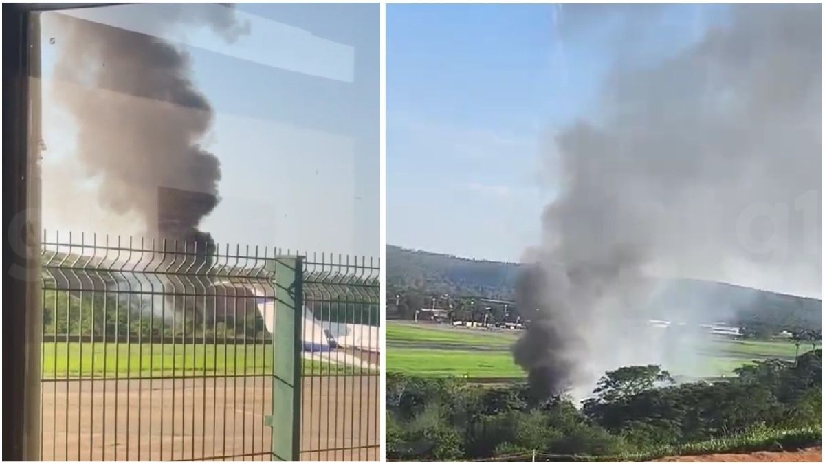 Avião da PM que caiu no interior de MG decolou do Aeroporto da Pampulha, em Belo Horizonte