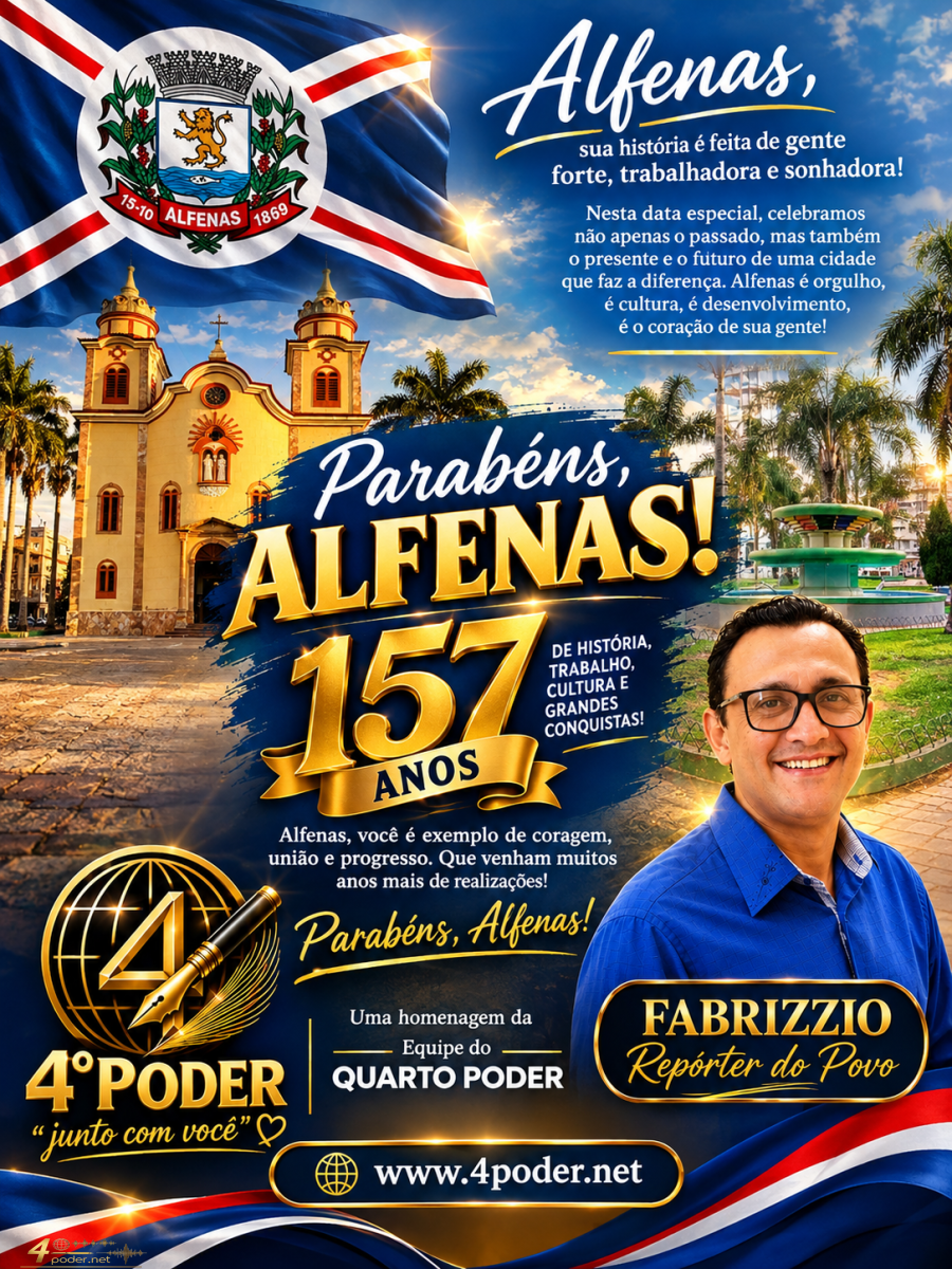 Alfenas celebra 157 anos de história, tradição e desenvolvimento