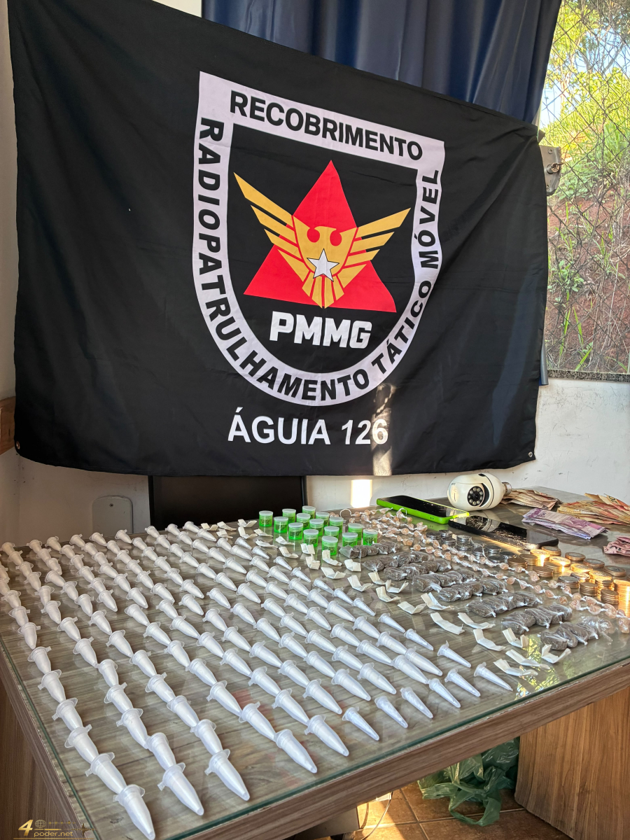 PM prende dois suspeitos e apreende drogas durante operação em Alfenas