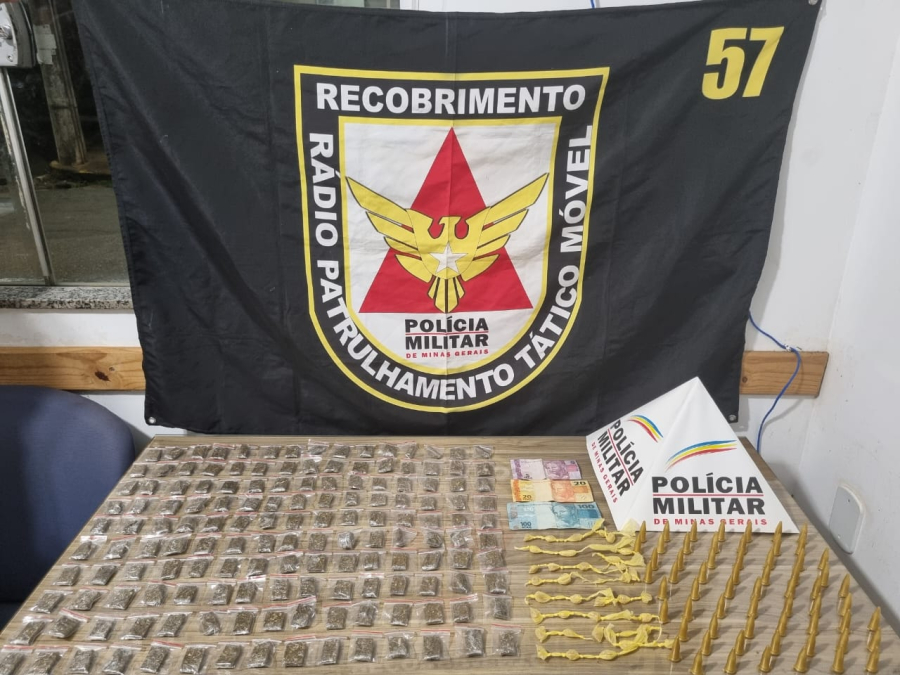 Menor é apreendido com drogas durante operação da 291ª Cia em Alfenas