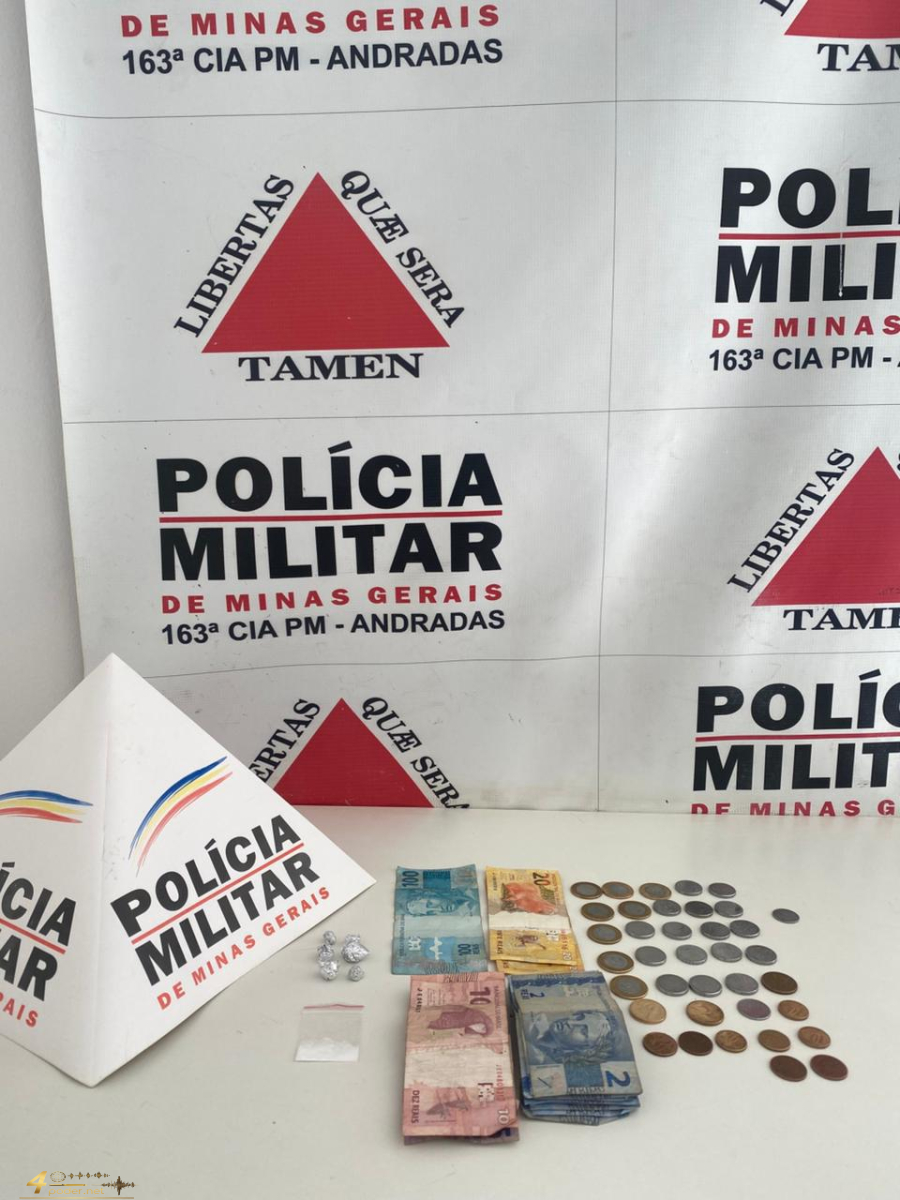 Polícia Militar prende homem por tráfico de drogas em Andradas