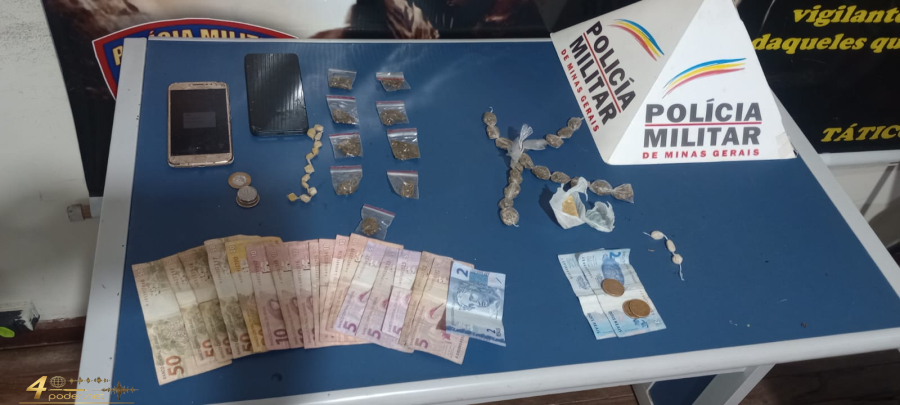  Polícia Militar apreende drogas e detém dois suspeitos em Poços de Caldas
