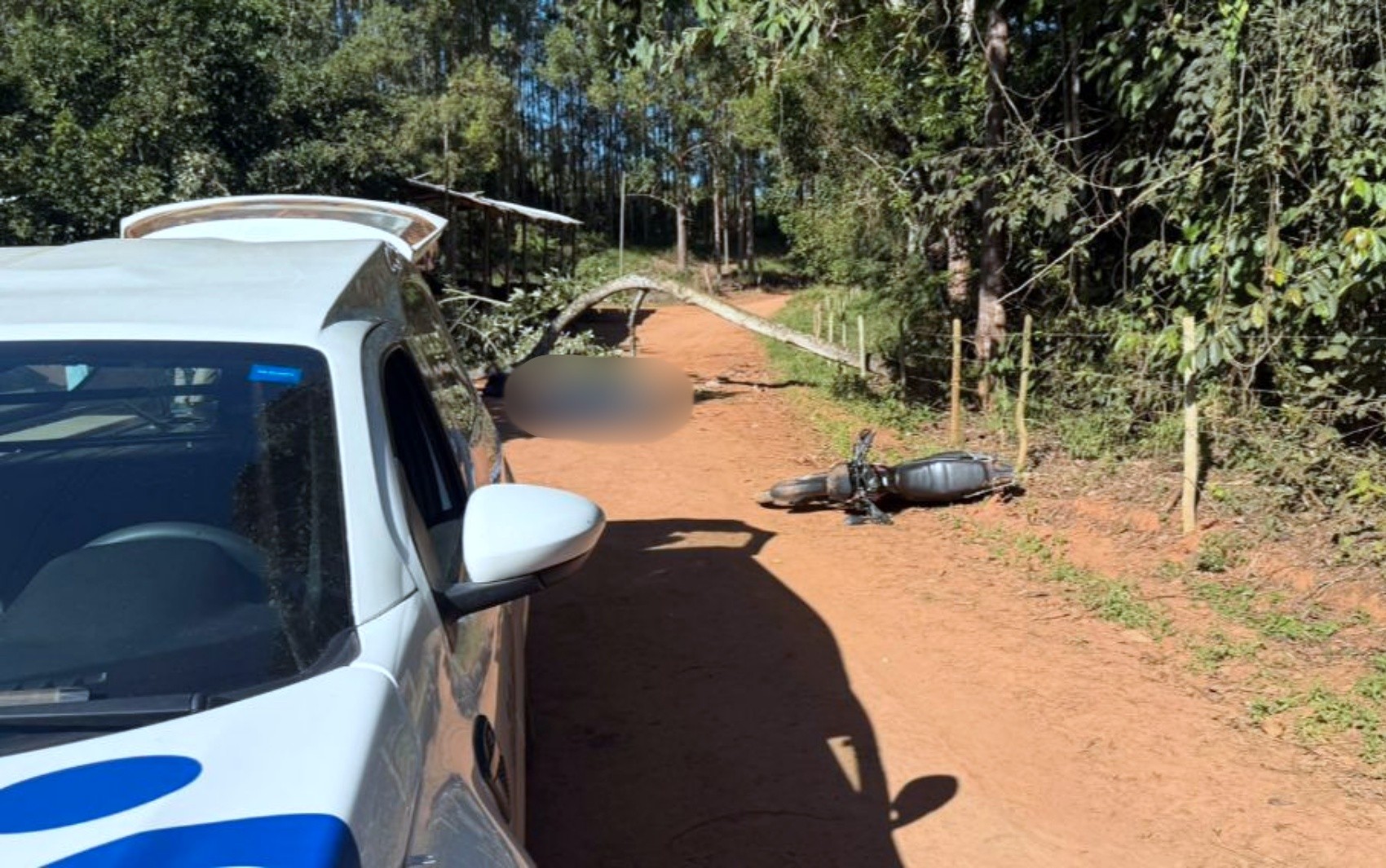 Motociclista morre após bater em árvore em Turvolândia; vítima havia saído para o trabalho