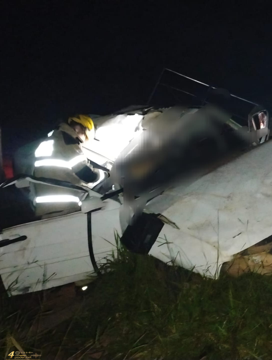 Capotamento deixa um morto e três feridos na rodovia entre Campos Gerais e Córrego do Ouro